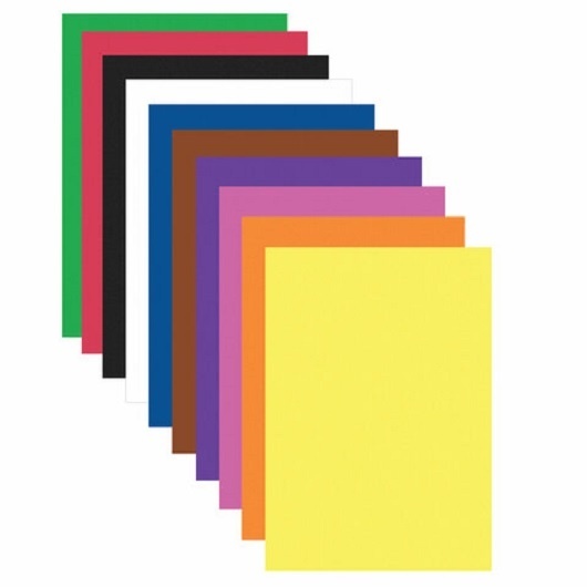 картинка 5 наборов фоамирана, толщина 1 мм, 10 л./уп., интенсивные цвета  от магазина Стежочек
