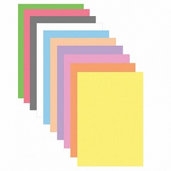 картинка 5 наборов фоамирана, толщина 1 мм, 10 л./уп., цвета ярко-пастельные от магазина Стежочек