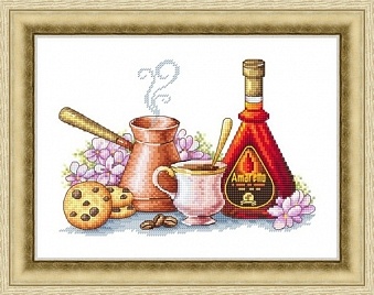 картинка Набор для вышивания  "Кофе со вкусом Амаретто" от магазина Стежочек