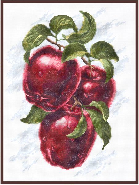 картинка Набор для вышивания "Спелые яблоки" от магазина Стежочек