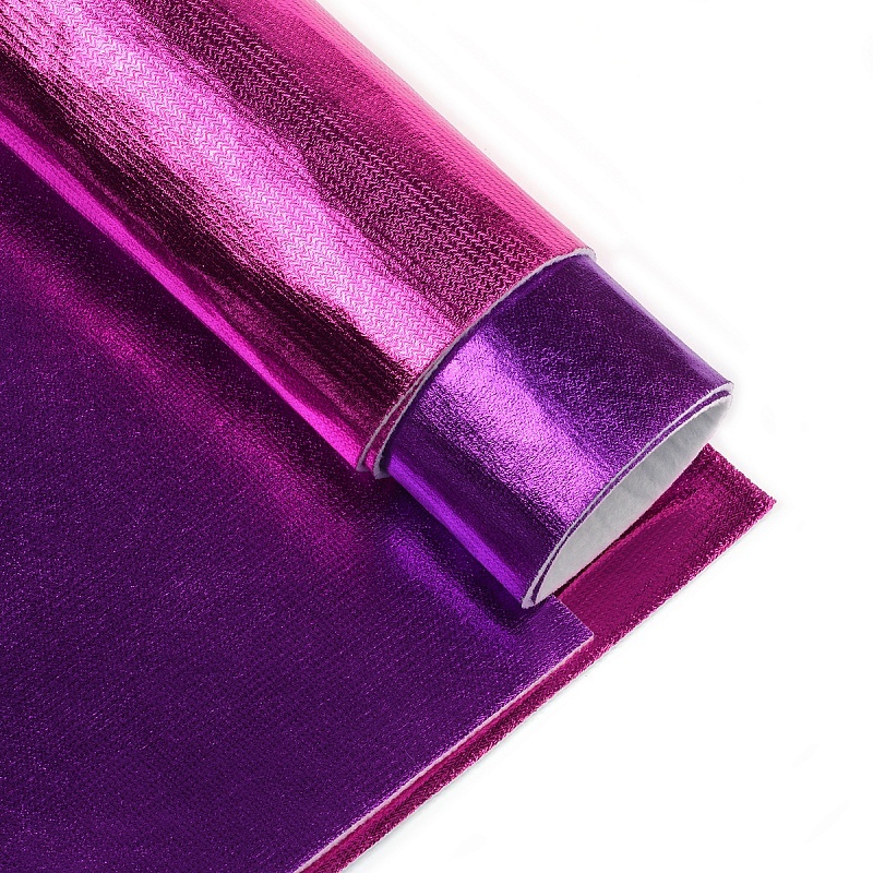 картинка Набор листового фетра (металлик), толщина 1,4 мм, 4 л./уп., цвета фиолетовый/фуксия от магазина Стежочек