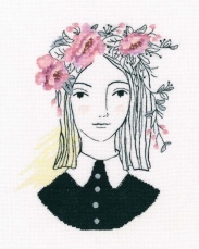 картинка Набор для вышивания "В дымке розовых цветов" от магазина Стежочек
