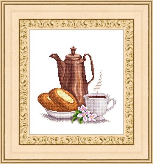 картинка Набор для вышивания  "Утренний кофе" от магазина Стежочек