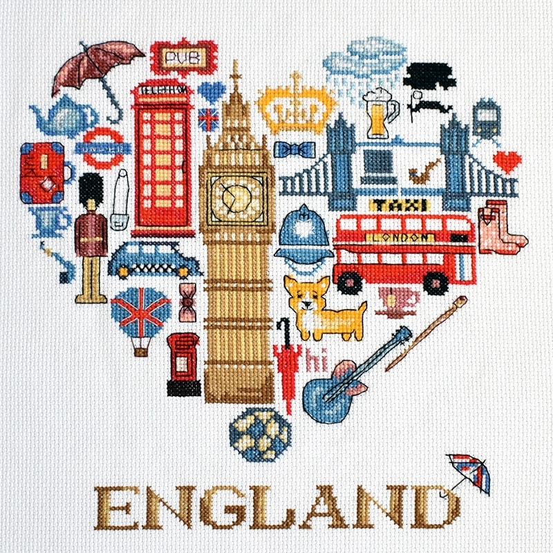 картинка Набор для вышивания "Англия" от магазина Стежочек
