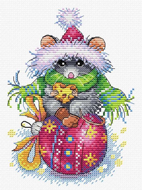 картинка Набор для вышивания "Мышкин праздник" от магазина Стежочек