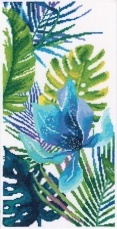 картинка Набор для вышивания "Голубой цветок" от магазина Стежочек