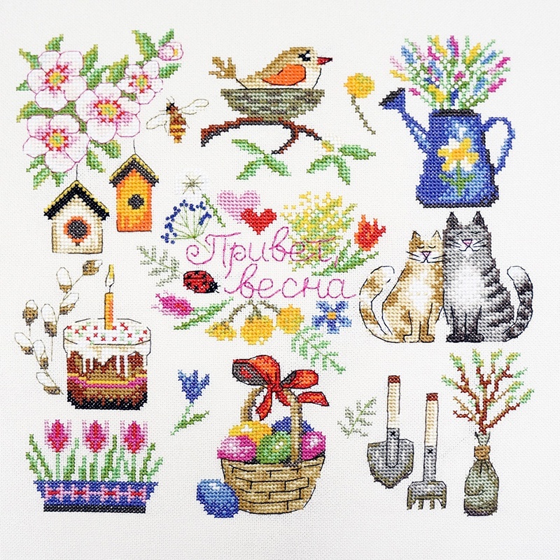картинка Набор для вышивания "Весна" от магазина Стежочек