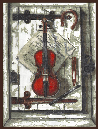 картинка Набор для вышивания "Натюрморт со скрипкой" от магазина Стежочек