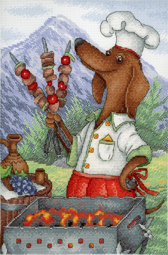 картинка Набор для вышивания "Обаятельный повар" от магазина Стежочек