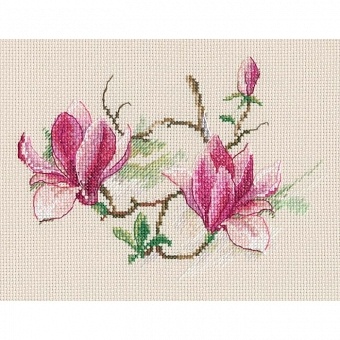 картинка Набор для вышивания "Цветы магнолии" от магазина Стежочек