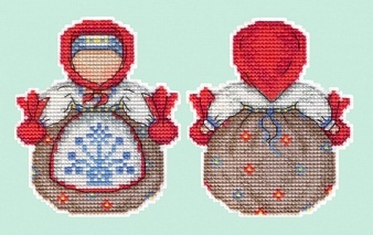 картинка Набор для вышивания на пластиковой канве Оберег "Кубышка" от магазина Стежочек