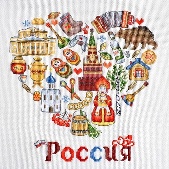 картинка Набор для вышивания "Россия" от магазина Стежочек