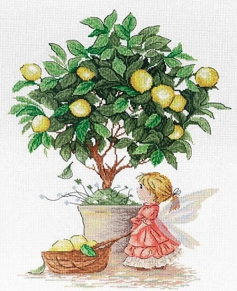 картинка Набор для вышивания "Лимонная фея" от магазина Стежочек