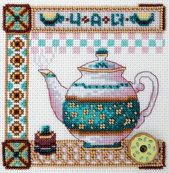 картинка Набор для вышивания "Чайник" от магазина Стежочек