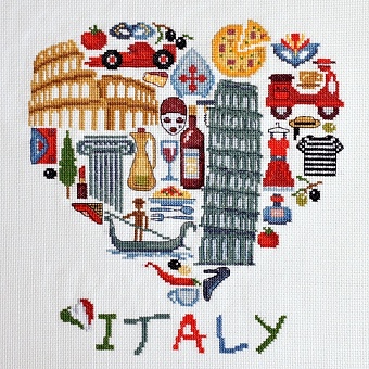 картинка Набор для вышивания "Италия" от магазина Стежочек