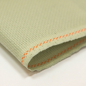 картинка Канва в упаковке Stern-Aida 14 ct, отрез 48 х 53 см, цвет серовато-зеленый (celadon) от магазина Стежочек