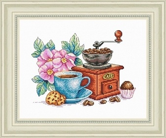 картинка Набор для вышивания  "Классический кофе" от магазина Стежочек