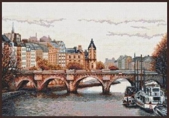 картинка Набор для вышивания "Мост через Сену" от магазина Стежочек