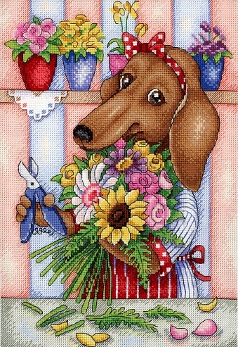 картинка Набор для вышивания "Цветочница" от магазина Стежочек