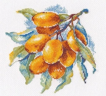картинка Набор для вышивания "Янтарная ягода" от магазина Стежочек