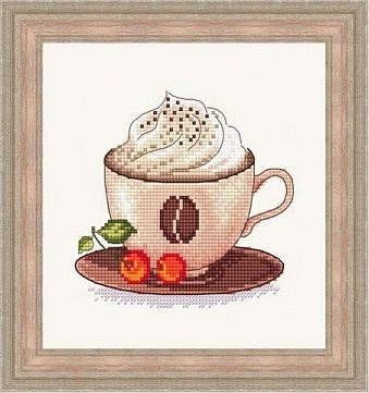 картинка Набор для вышивания  "Кофе со сливками" от магазина Стежочек