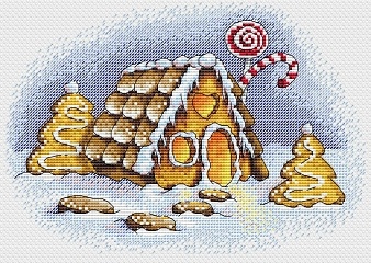 картинка Набор для вышивания "Пряничная зима" от магазина Стежочек