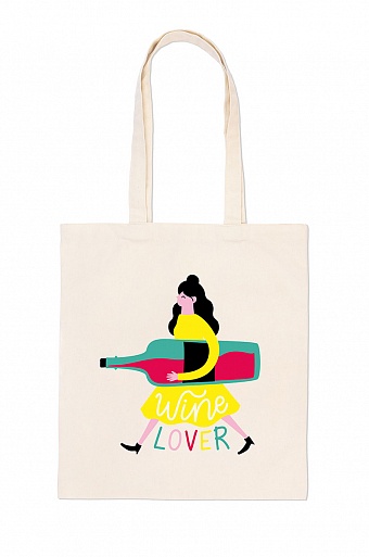картинка Раскраска на сумке "Любовь к прекрасному" от магазина Стежочек